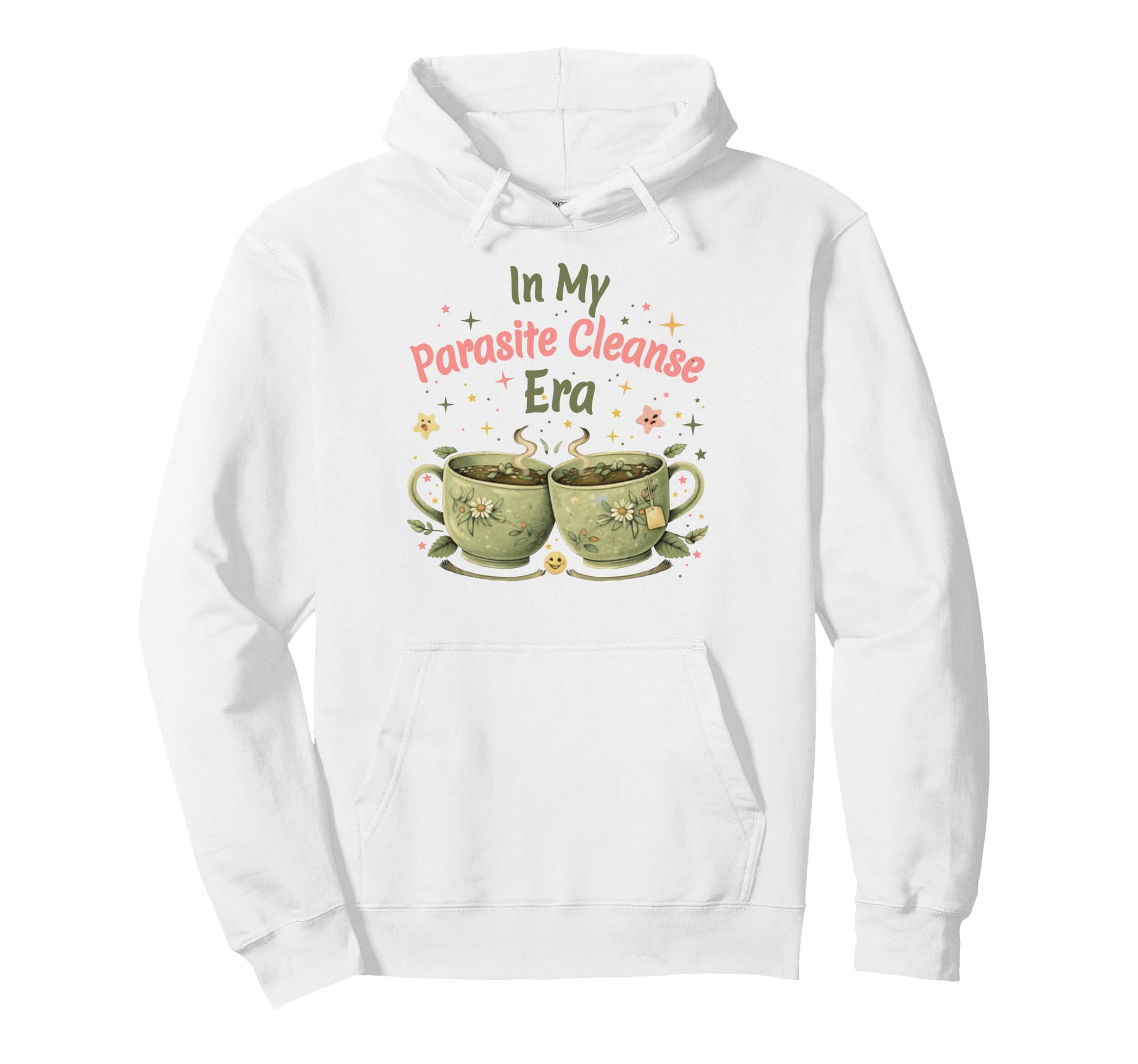 Funny Wellness Vibes Aesthetic Tea Lover Hoodie - Graphic Print for Adults - T-Shirt, Sweatshirt, Hoodie