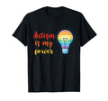 Pride Neurodivergent Rainbow Light Bulb T-Shirt - Unique Graphic Men Women - T-Shirt, Sweatshirt, Hoodie