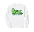 Anxiousaurus Dinosaur Anxiety Sweatshirt - Minimalist Print Men Women - T-Shirt, Sweatshirt, Hoodie