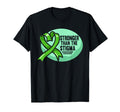 Stronger Than Stigma Green Mental T-Shirt - Custom Art Print Men Women - T-Shirt, Sweatshirt, Hoodie