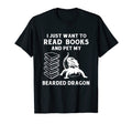 I Just Want To Read Books And Pet My T-Shirt - Trendy Graphic Unisex - T-Shirt, Sweatshirt, Hoodie