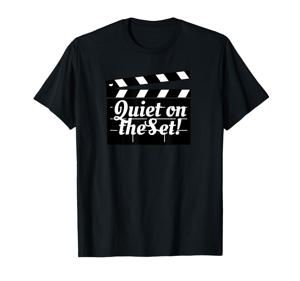 Quiet Set Movie Film Clapperboard T-Shirt - Trendy Graphic Men Women - T-Shirt, Sweatshirt, Hoodie