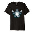 Meditation Gorilla Yoga Pose Relaxing T-Shirt - Graphic Print for Adults - T-Shirt, Sweatshirt, Hoodie