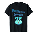 Emotional Support Frog Funny T-Shirt - Unique Graphic Unisex - T-Shirt, Sweatshirt, Hoodie