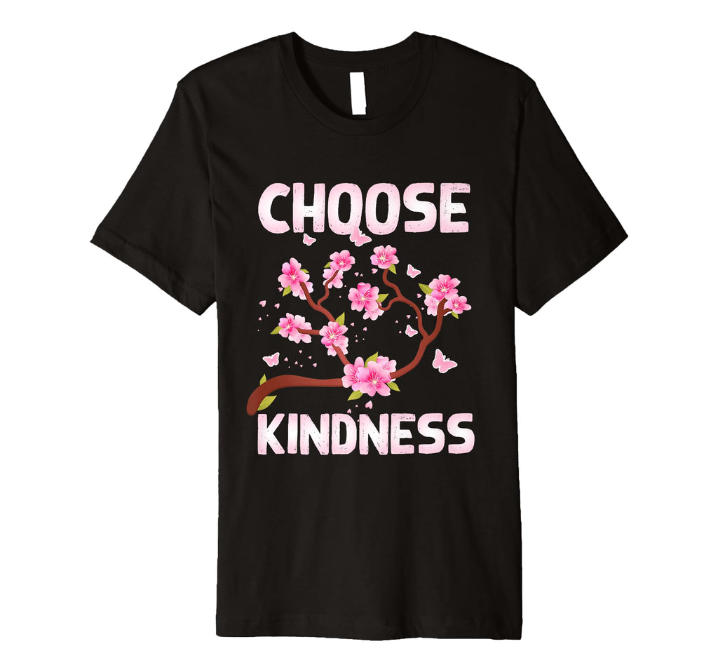 Choose Kindness Butterfly Flower T-Shirt - Casual Everyday Wear Men Women - T-Shirt, Sweatshirt, Hoodie