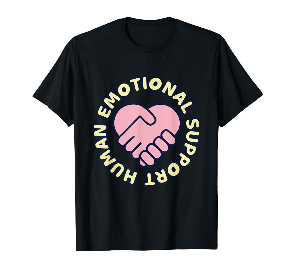 Emotional Support Human Pastel T-Shirt - Casual Everyday Wear Unisex - T-Shirt, Sweatshirt, Hoodie
