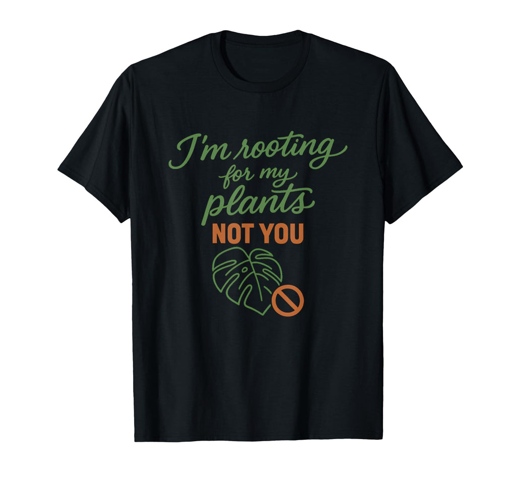 Introvert Plant Parent Rooting My Plants T-Shirt - Custom Art Print Unisex - T-Shirt, Sweatshirt, Hoodie