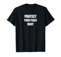 Protect Your Peace Setting Boundaries T-Shirt - Aesthetic Graphic Unisex - T-Shirt, Sweatshirt, Hoodie