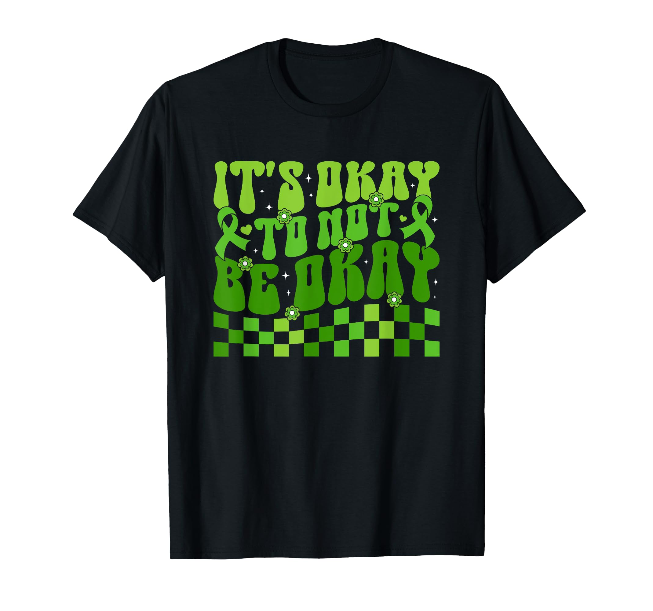 Its Okay To Not Be Okay Mental T-Shirt - Minimalist Print for Adults - T-Shirt, Sweatshirt, Hoodie