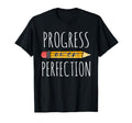 Motivational Progress Over Perfection T-Shirt - Trendy Graphic for Adults - T-Shirt, Sweatshirt, Hoodie