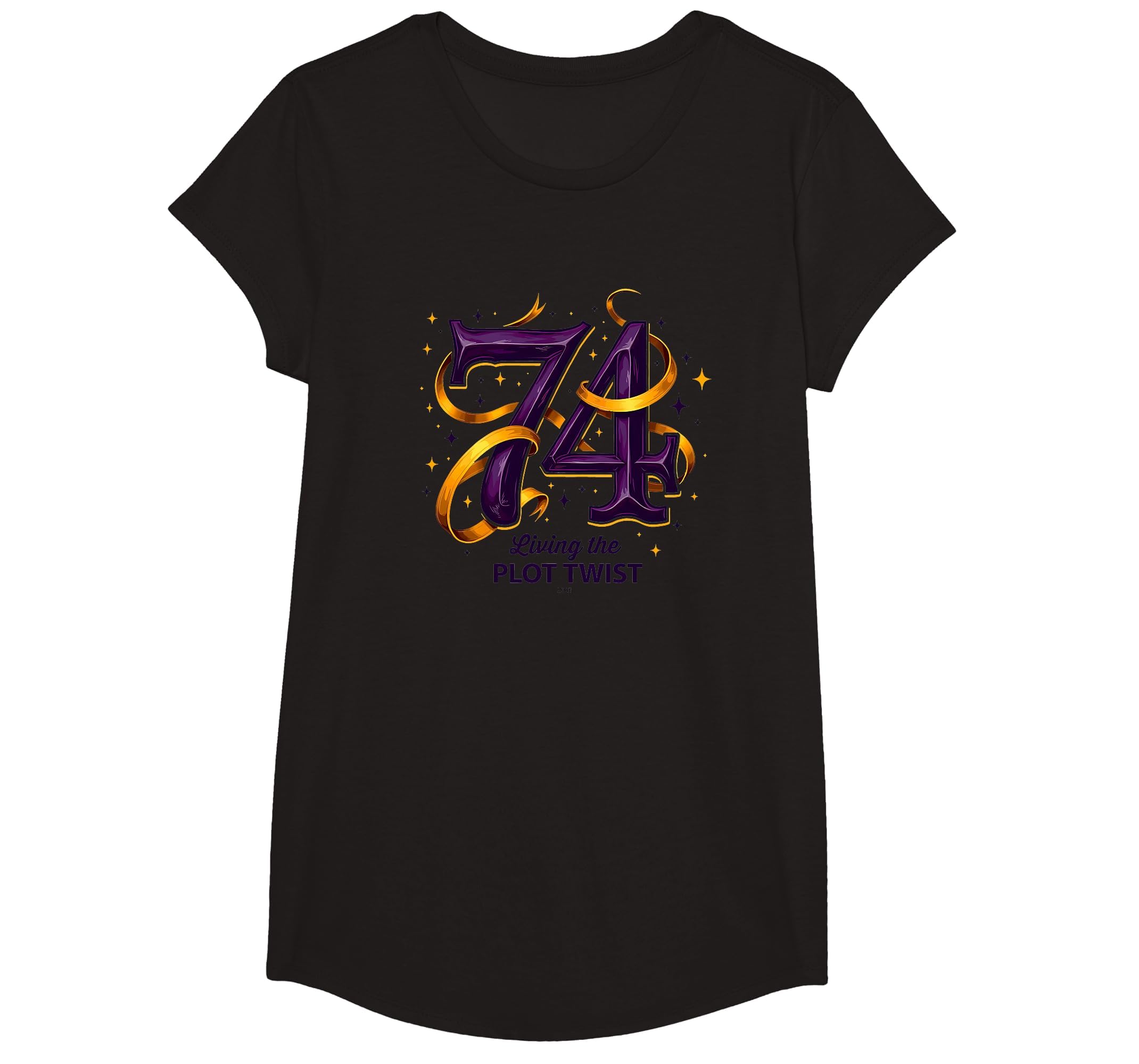 74 And Living Plot Twist Unique T-Shirt - Novelty Apparel for Adults - T-Shirt, Sweatshirt, Hoodie