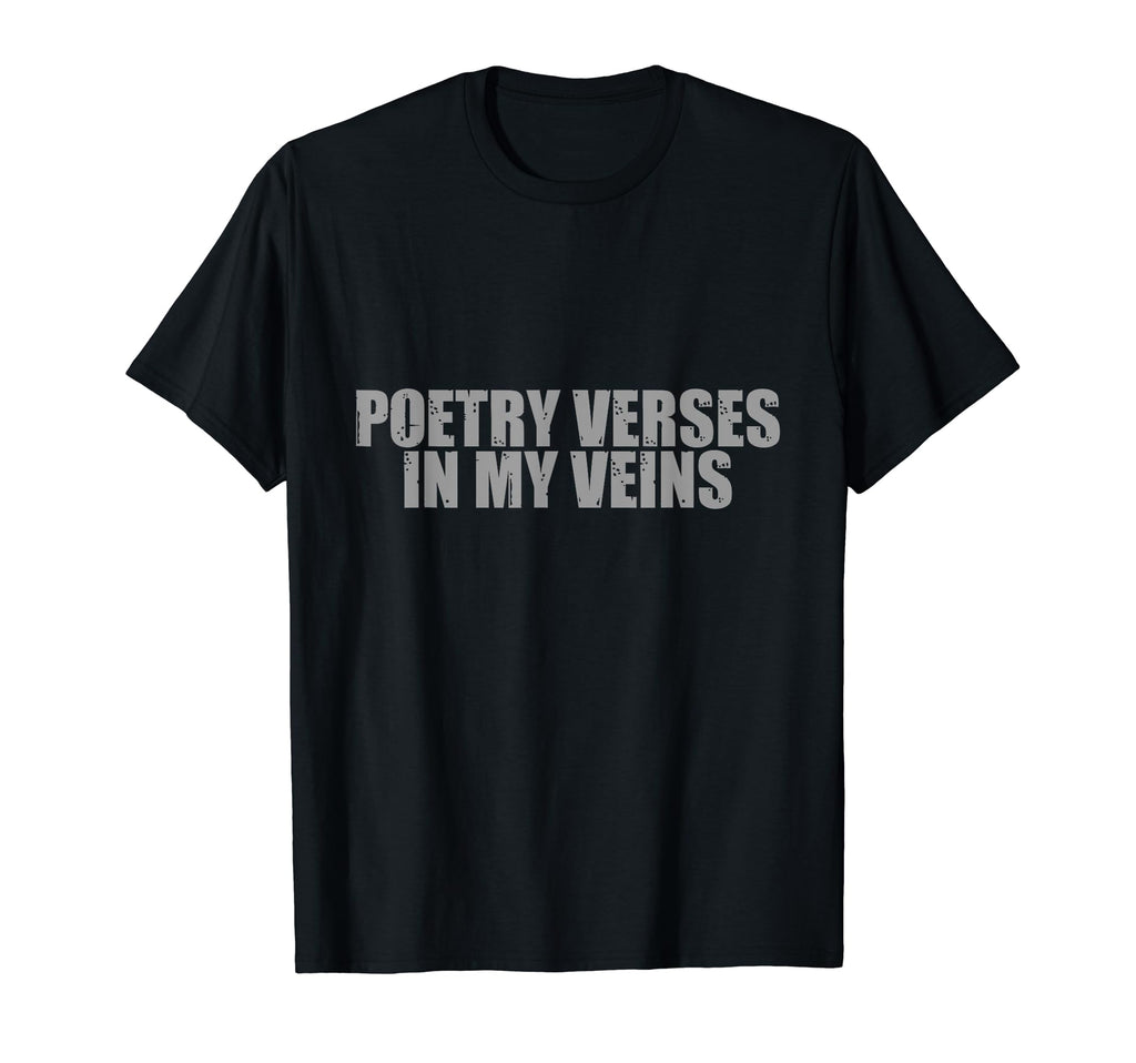 Verses My Veins Literature T-Shirt - Minimalist Print for Adults - T-Shirt, Sweatshirt, Hoodie