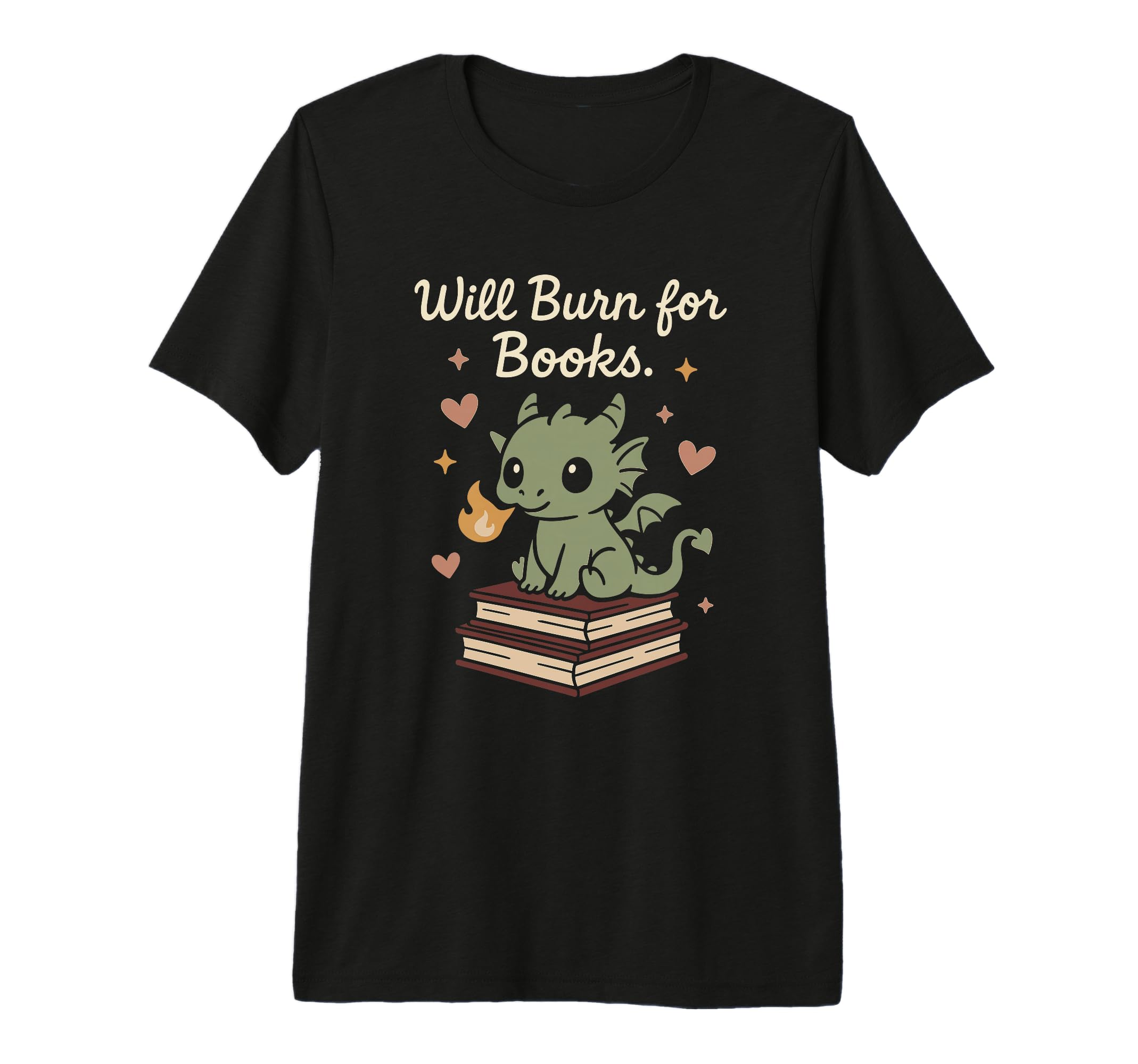 Book Dragon Fantasy Reader Cozy Reading T-Shirt - Graphic Print Men Women - T-Shirt, Sweatshirt, Hoodie
