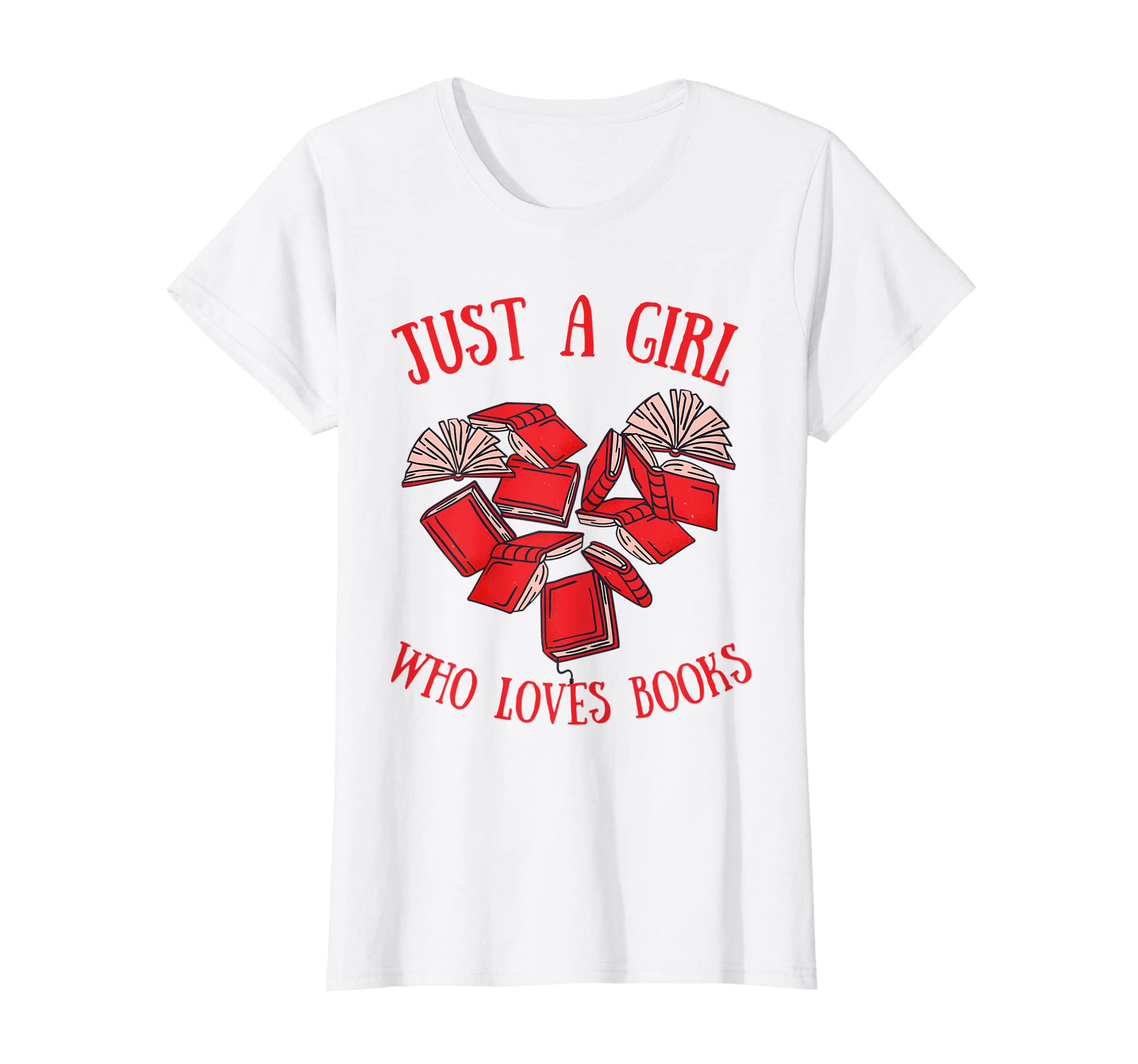 Womens Just Who Loves Books Bookworm T-Shirt - Fun Novelty Design Unisex - T-Shirt, Sweatshirt, Hoodie