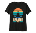 Breathe Deep Meditation Tri Blend T-Shirt - Graphic Print for Adults - T-Shirt, Sweatshirt, Hoodie