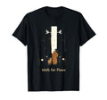 Walk Peace Buddhist Monk And Dog T-Shirt - Novelty Apparel Men Women - T-Shirt, Sweatshirt, Hoodie