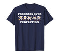 Progress Over Perfection Funny Daisy T-Shirt - Novelty Apparel for Adults - T-Shirt, Sweatshirt, Hoodie