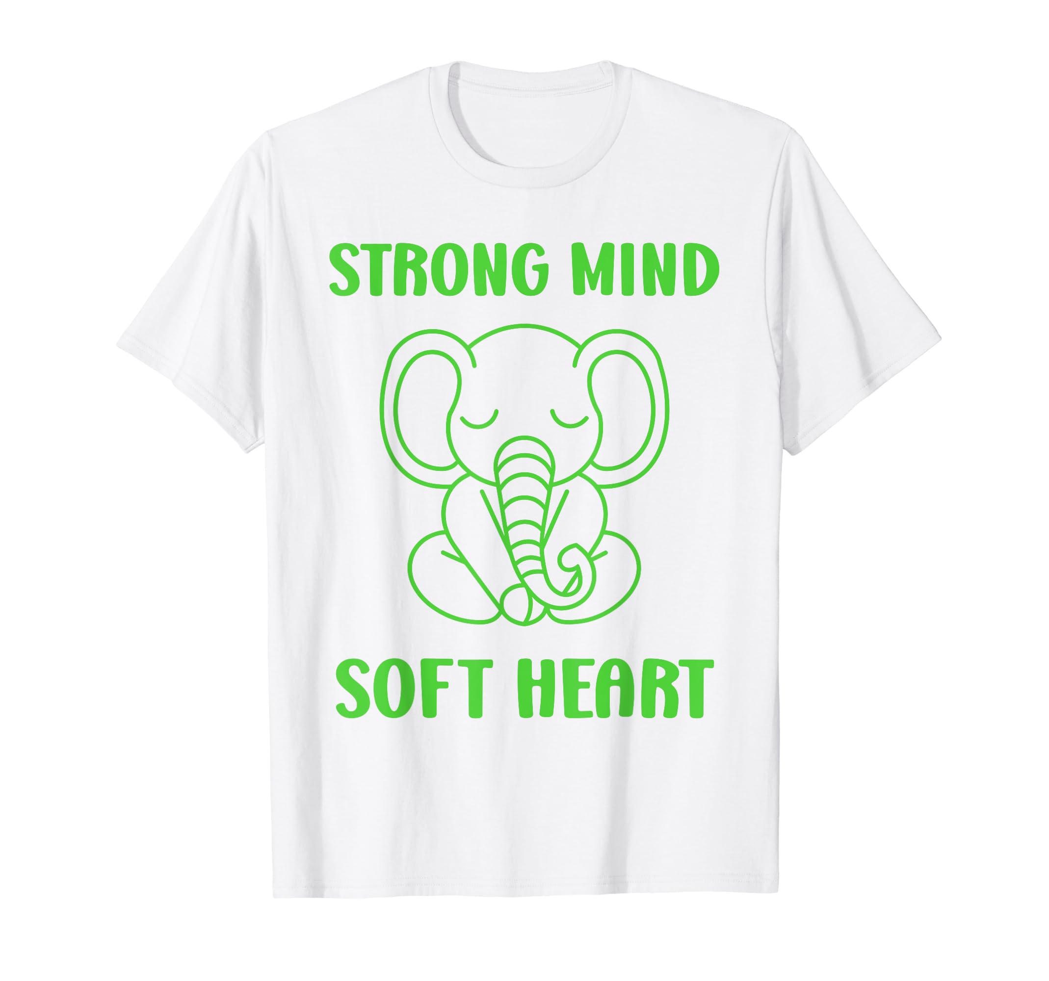 Animal Strong Mind Soft Heart Mental T-Shirt - Custom Art Print for Adults - T-Shirt, Sweatshirt, Hoodie