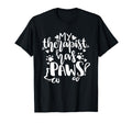 My Therapist Has Paws Pets As Therapy T-Shirt - Streetwear Style for Adults - T-Shirt, Sweatshirt, Hoodie