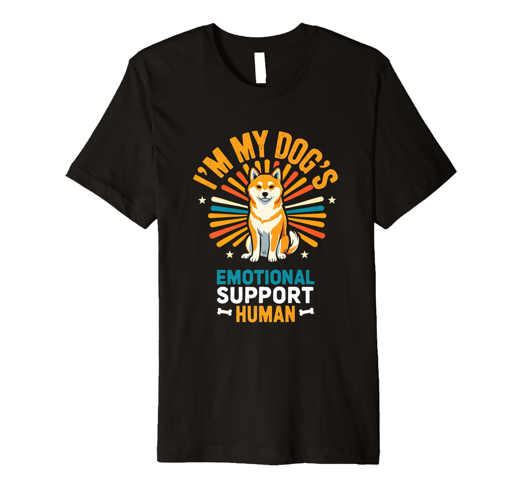 Im My Dogs Emotional Support Human T-Shirt - Unique Graphic for Adults - T-Shirt, Sweatshirt, Hoodie
