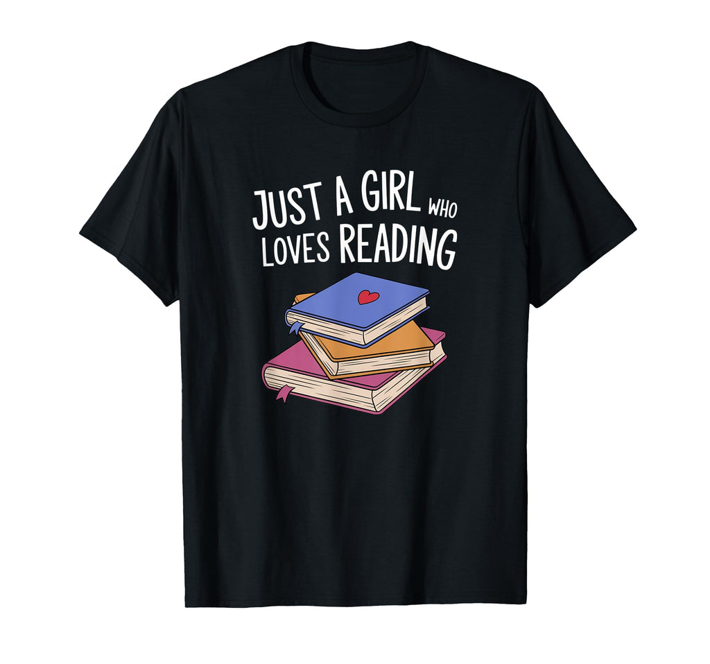 Just Who Loves Reading Book Lover T-Shirt - Minimalist Print Unisex - T-Shirt, Sweatshirt, Hoodie