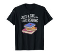 Just Who Loves Reading Book Lover T-Shirt - Minimalist Print Unisex - T-Shirt, Sweatshirt, Hoodie