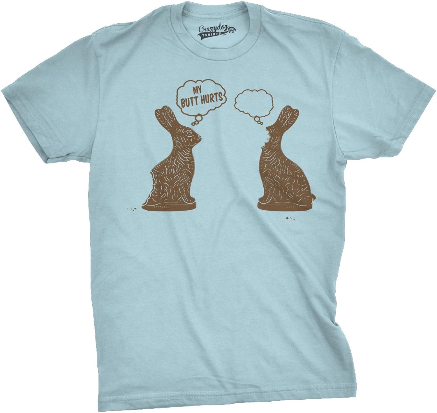 Mens Faceless Chocolate Bunny Funny Half Eaten Easter Gift Adult Gift T Shirt Unisex T-shirt, Sweatshirt, Hoodie, Long Sleeve Tee - T-Shirt, Sweatshirt, Hoodie
