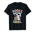 Books Before Bros Nerdy Fox Reading T-Shirt - Aesthetic Graphic for Adults - T-Shirt, Sweatshirt, Hoodie