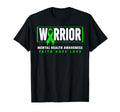 Mental Health Warrior Green Ribbon T-Shirt - Unique Graphic for Adults - T-Shirt, Sweatshirt, Hoodie