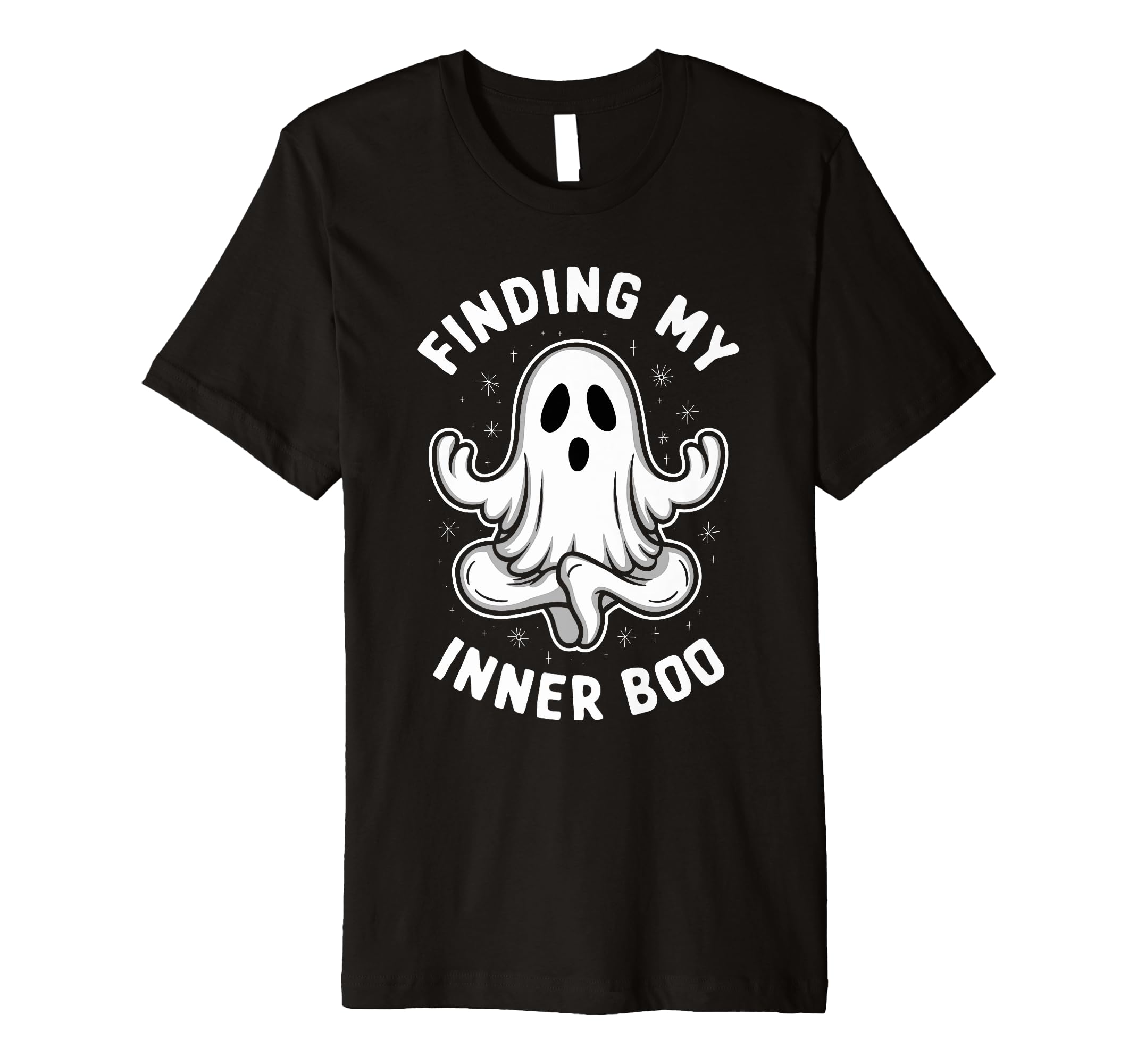 Ghost Monster Meditation Mindfulness T-Shirt - Aesthetic Graphic Unisex - T-Shirt, Sweatshirt, Hoodie