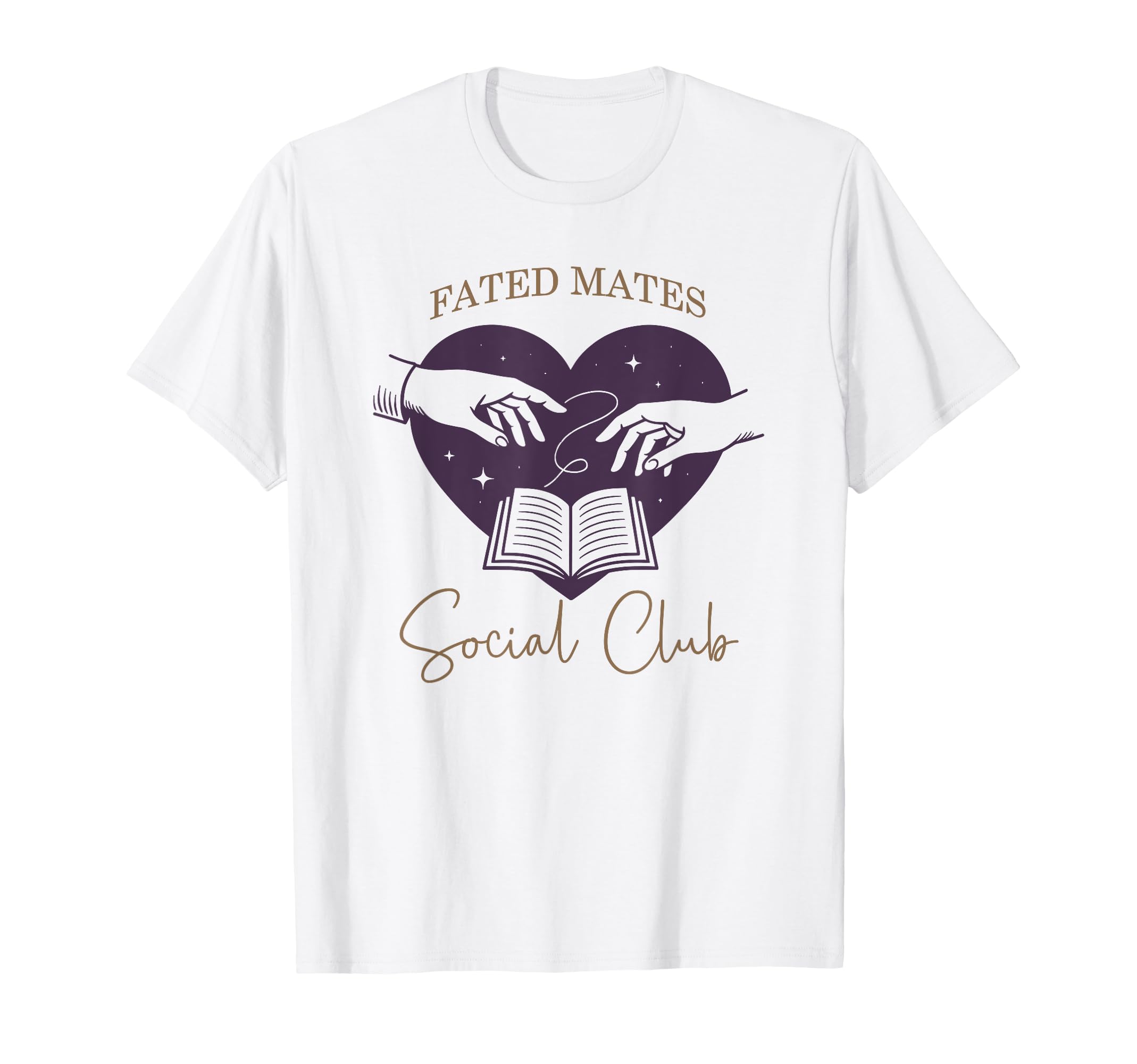 Fated Mates Social Club Book Reader T-Shirt - Unique Graphic Men Women - T-Shirt, Sweatshirt, Hoodie