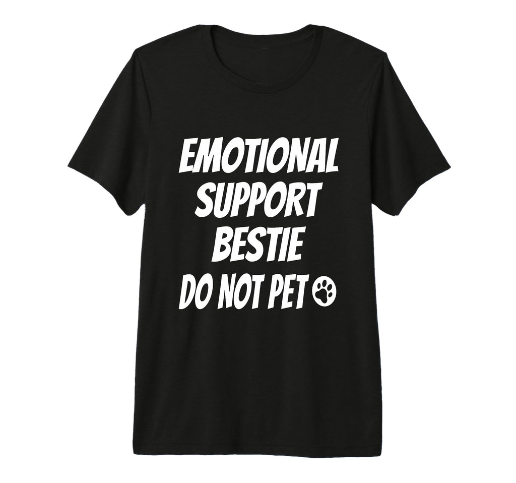 Emotional Support Bestie Best Friend T-Shirt - Minimalist Print Unisex - T-Shirt, Sweatshirt, Hoodie