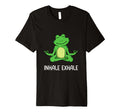 Inhale Exhale Meditation Yoga Frog T-Shirt - Streetwear Style Unisex - T-Shirt, Sweatshirt, Hoodie
