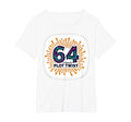 64Th Birthday Gift Living Plot Twist T-Shirt - Trendy Graphic Unisex - T-Shirt, Sweatshirt, Hoodie