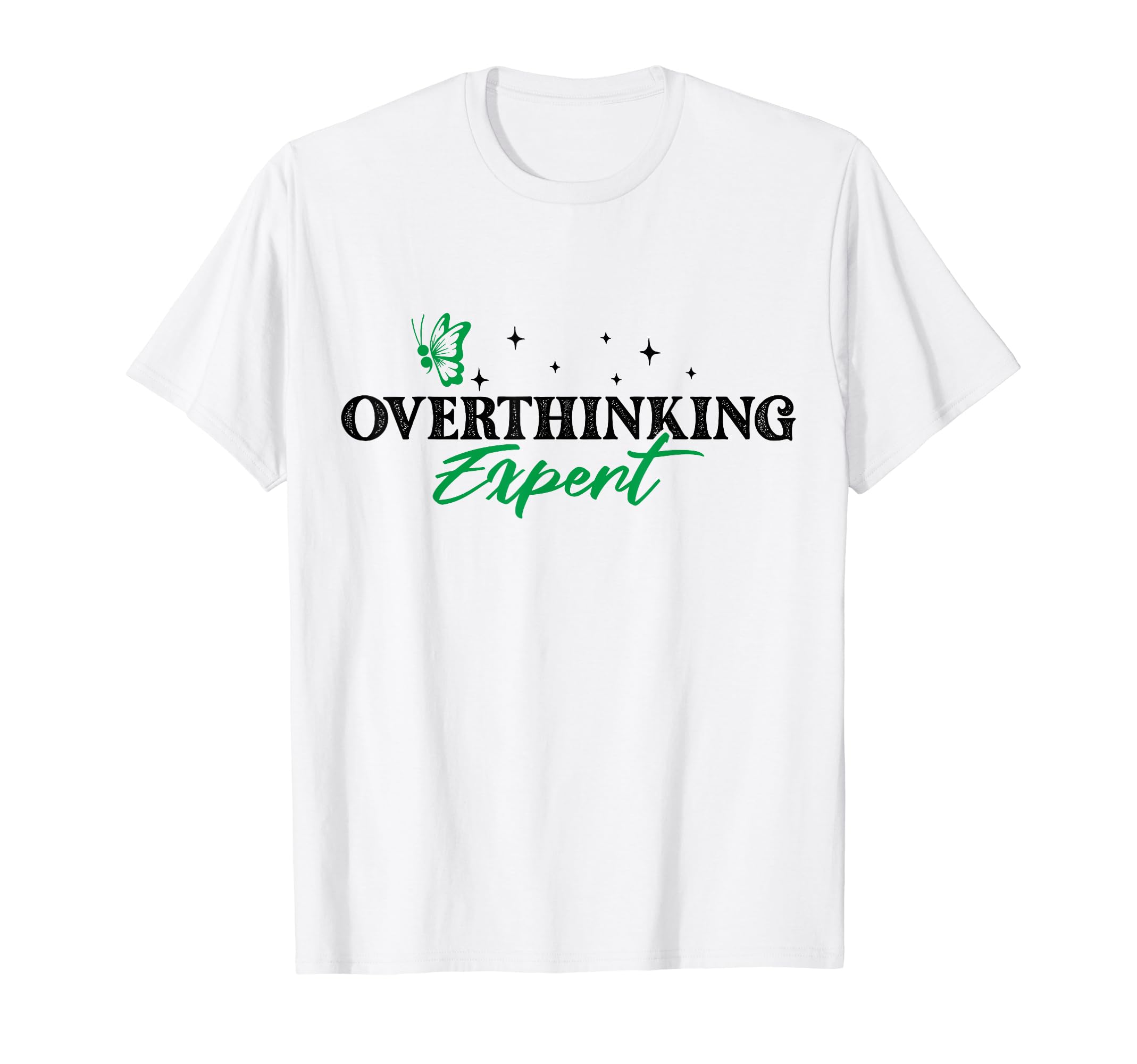 Overthinking Expert Depression T-Shirt - Custom Art Print for Adults - T-Shirt, Sweatshirt, Hoodie
