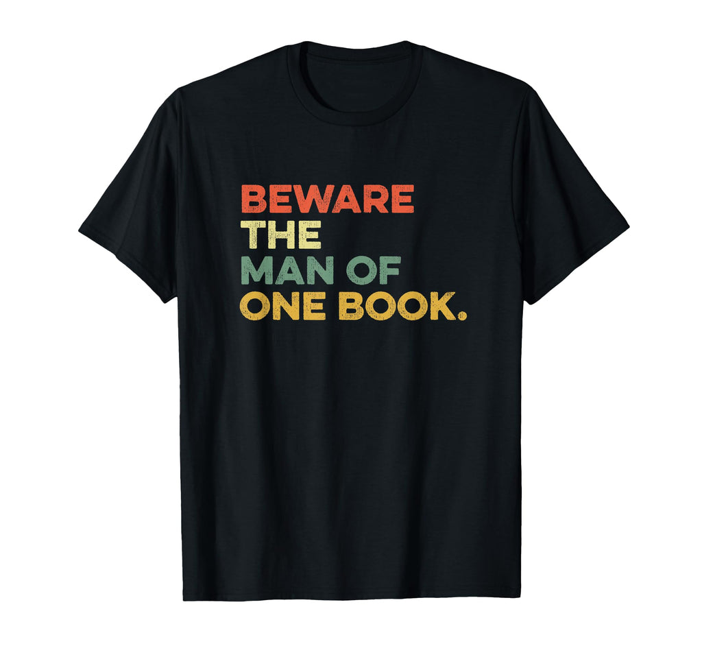 Beware One Book Lover Read Thomas T-Shirt - Fun Novelty Design Unisex - T-Shirt, Sweatshirt, Hoodie