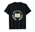 Minimalist Bibliophile Laurel Wreath T-Shirt - Minimalist Print for Adults - T-Shirt, Sweatshirt, Hoodie