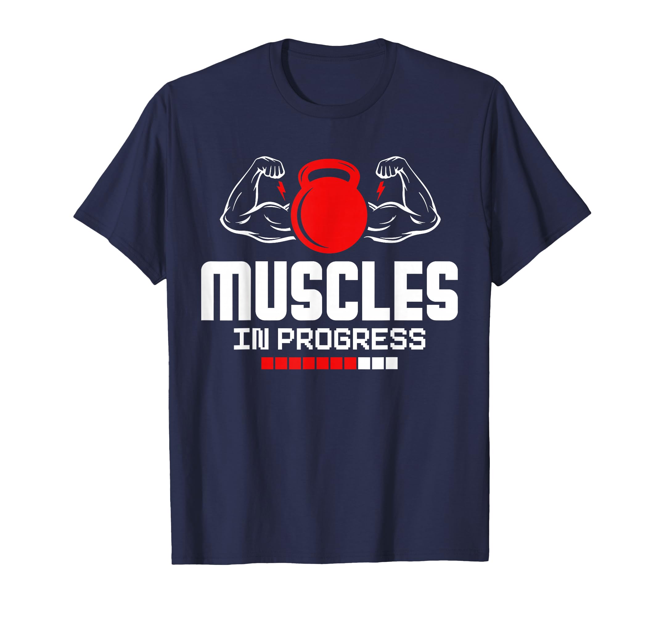 Muscles Progress Gym Motivation T-Shirt - Minimalist Print for Adults - T-Shirt, Sweatshirt, Hoodie