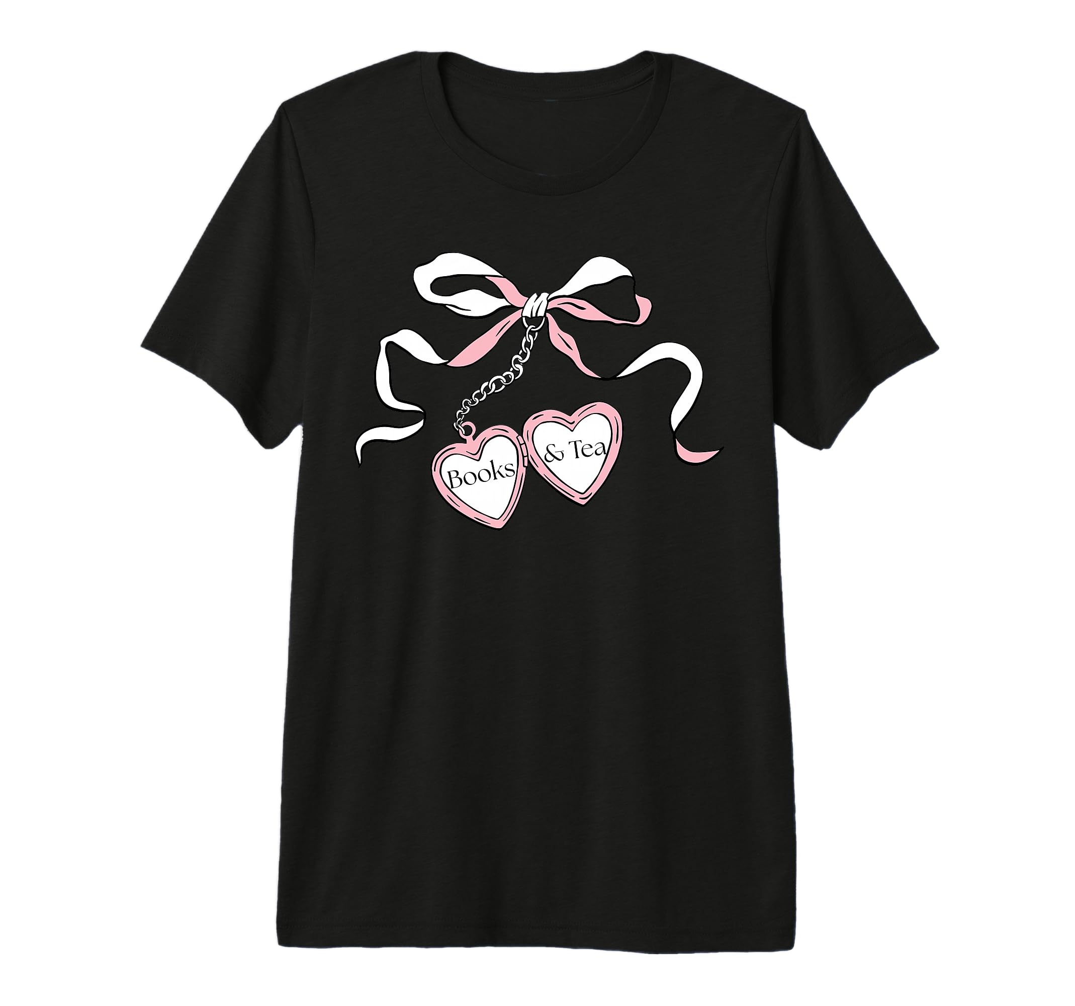 Locket Art Book And Tea Lover Tri T-Shirt - Casual Everyday Wear Men Women - T-Shirt, Sweatshirt, Hoodie