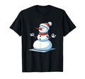 Meditation Snowman Yoga Pose T-Shirt - Casual Everyday Wear for Adults - T-Shirt, Sweatshirt, Hoodie