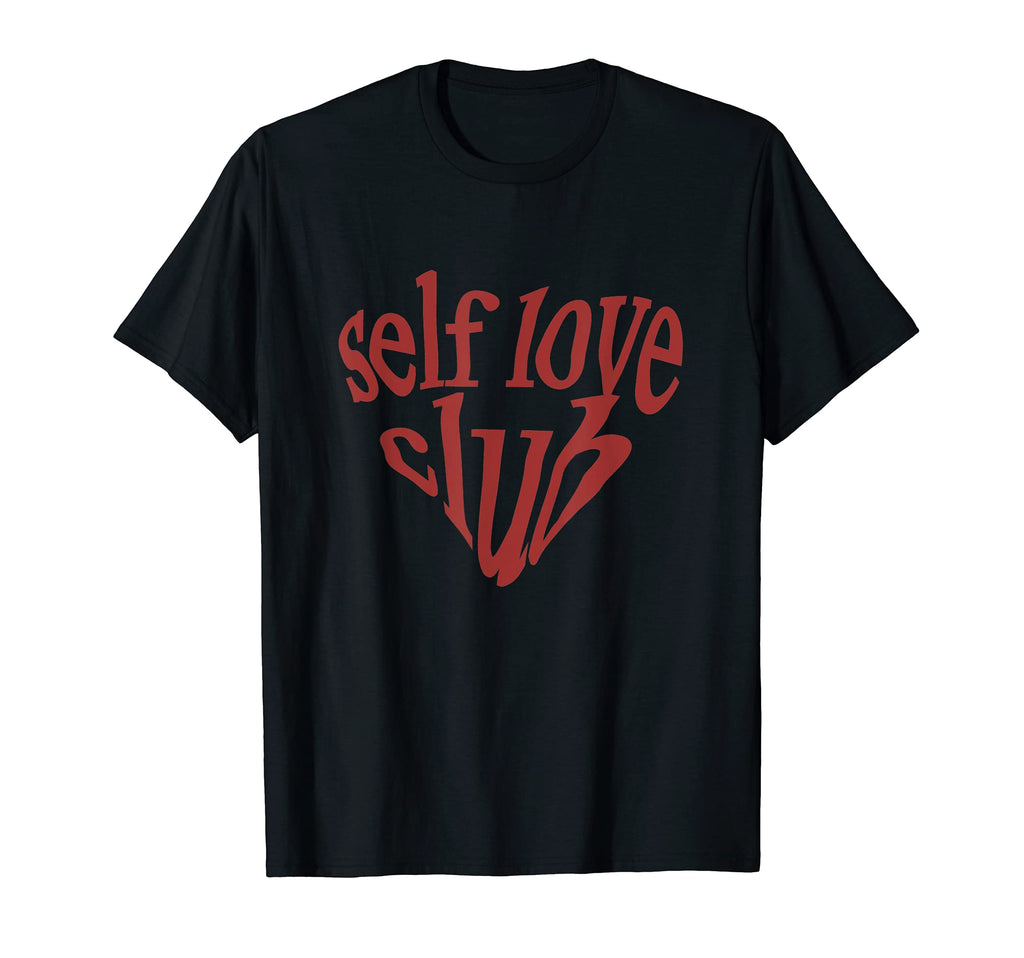 Self Love Club Heart T-Shirt - Minimalist Print Unisex - T-Shirt, Sweatshirt, Hoodie