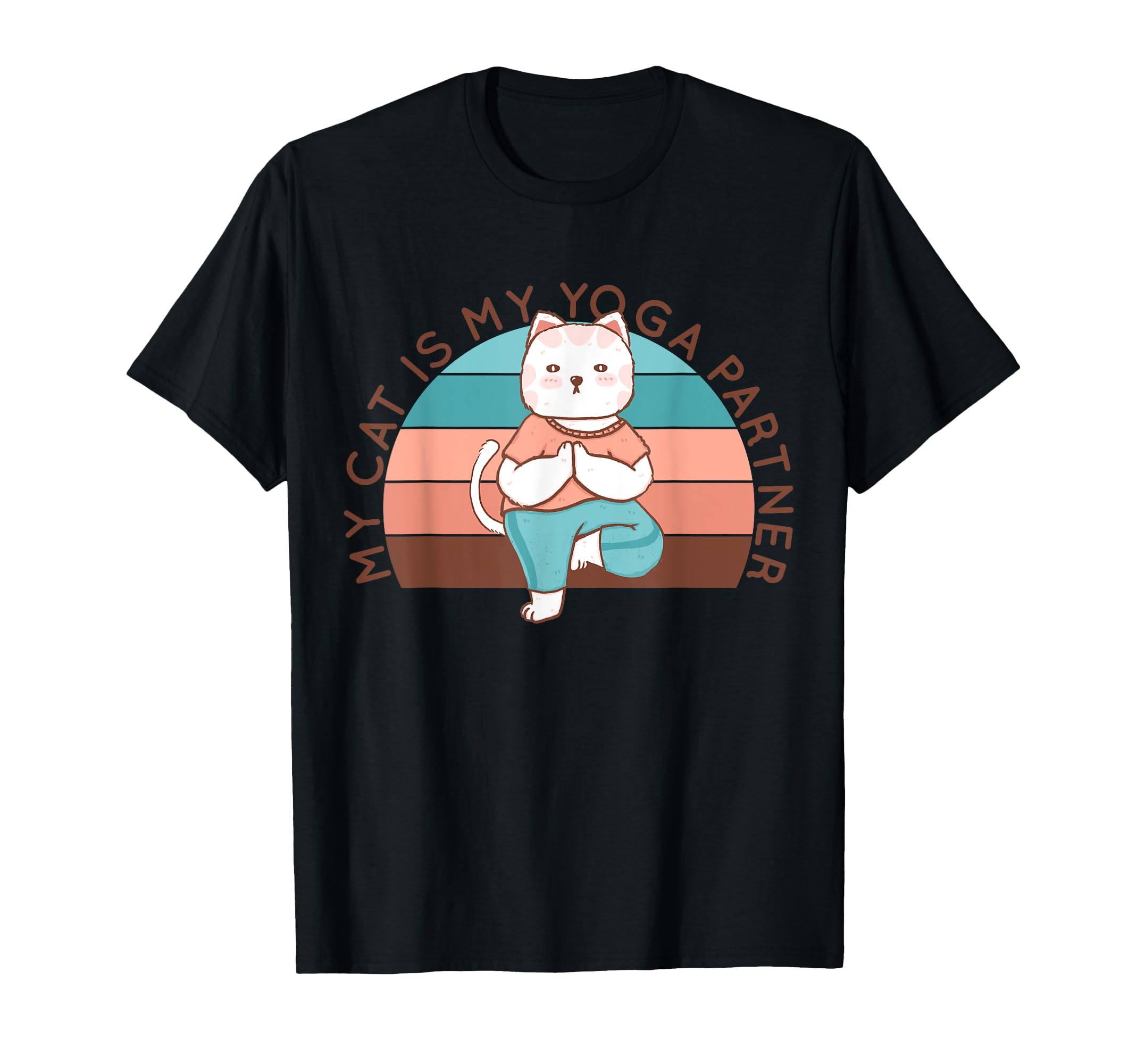 Cat Yoga Poses Cats Practicing T-Shirt - Trendy Graphic Men Women - T-Shirt, Sweatshirt, Hoodie