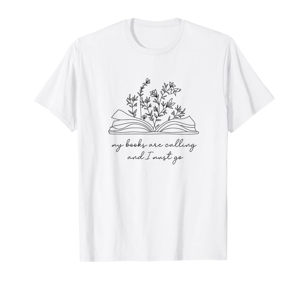 Book Lover Book Clubs My Books Are T-Shirt - Custom Art Print Men Women - T-Shirt, Sweatshirt, Hoodie