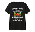 Camping Dog Camper Tri Blend T-Shirt - Streetwear Style Men Women - T-Shirt, Sweatshirt, Hoodie