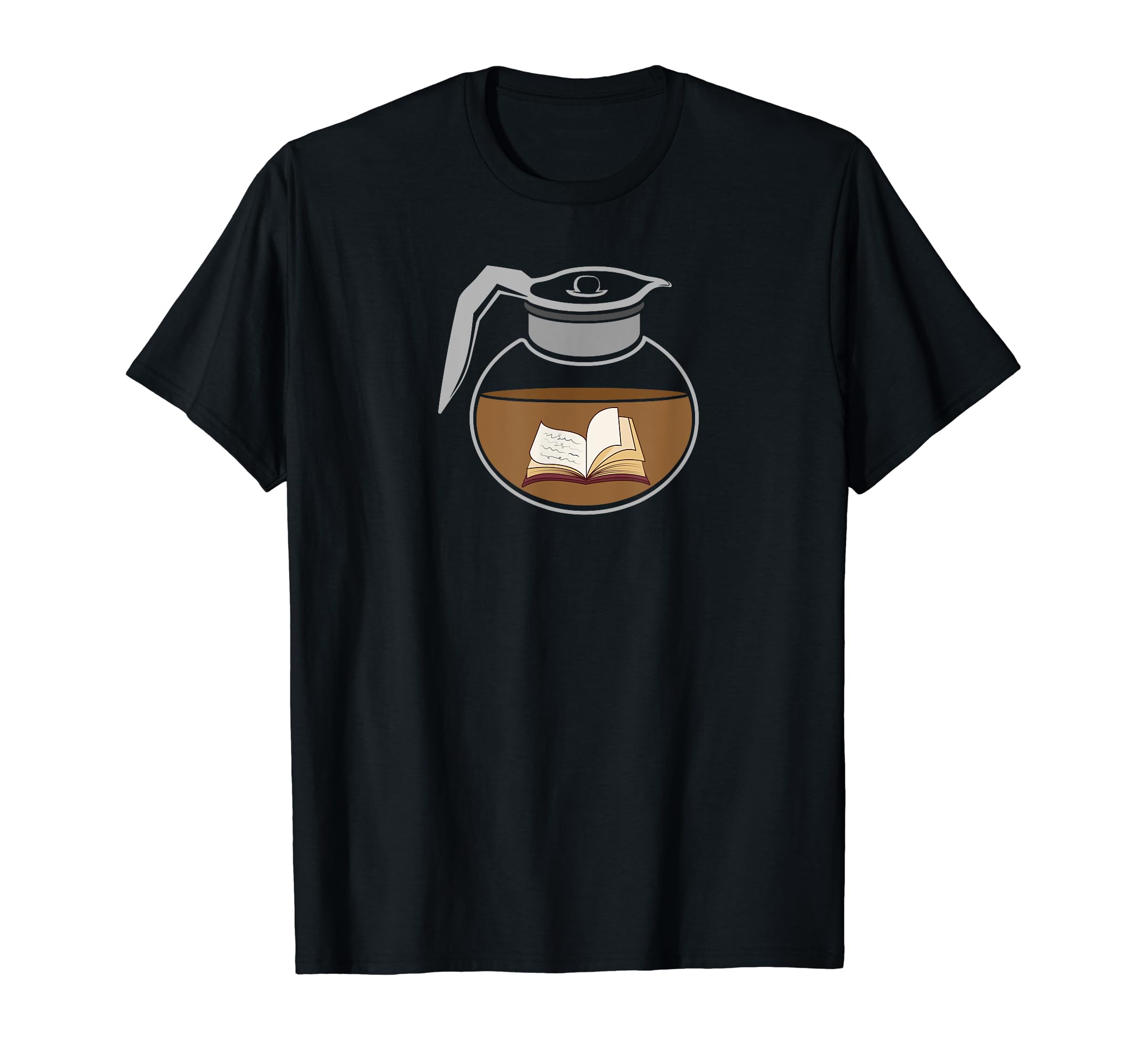 Coffee Pot Book Lover Coffee And Books T-Shirt - Streetwear Style Unisex - T-Shirt, Sweatshirt, Hoodie