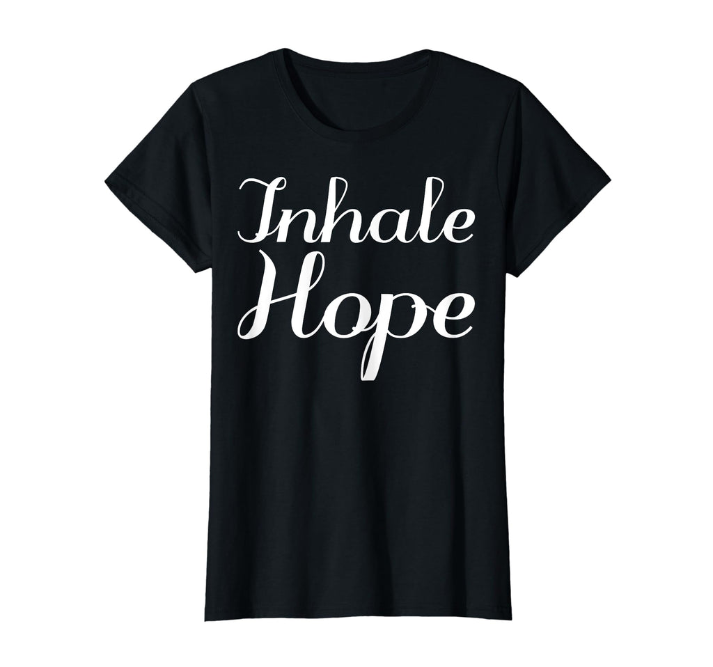 Inhale Hope Mental Health Therapist T-Shirt - Graphic Print Unisex - T-Shirt, Sweatshirt, Hoodie