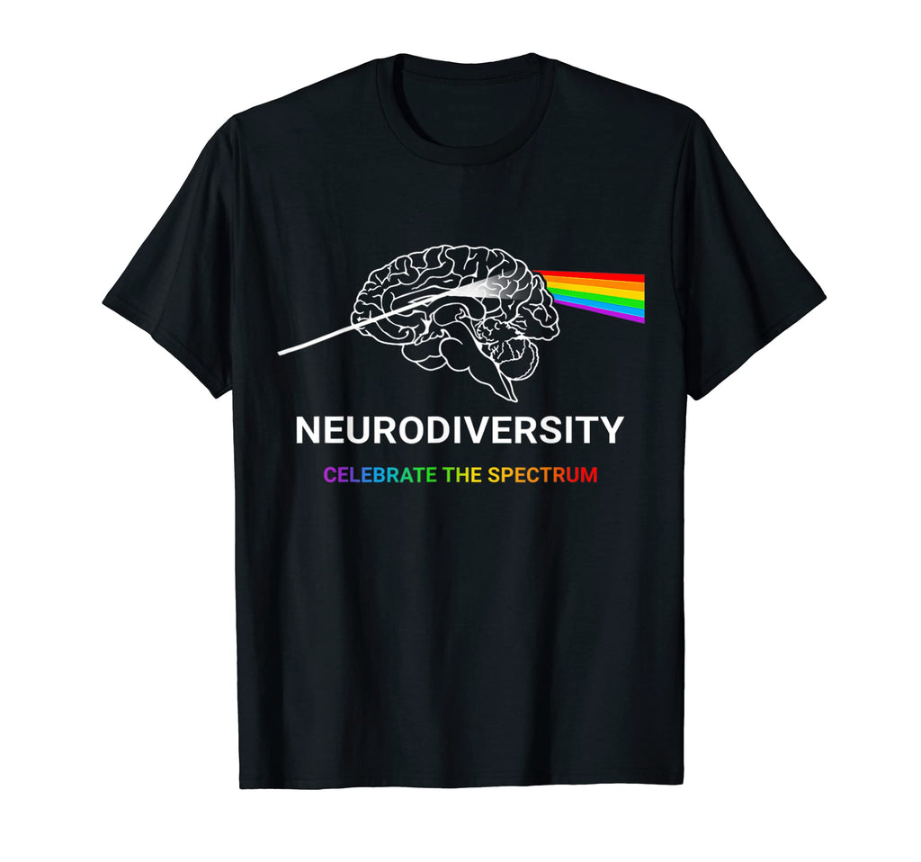 Neurodiversity Autism Brain Awareness T-Shirt - Novelty Apparel Men Women - T-Shirt, Sweatshirt, Hoodie