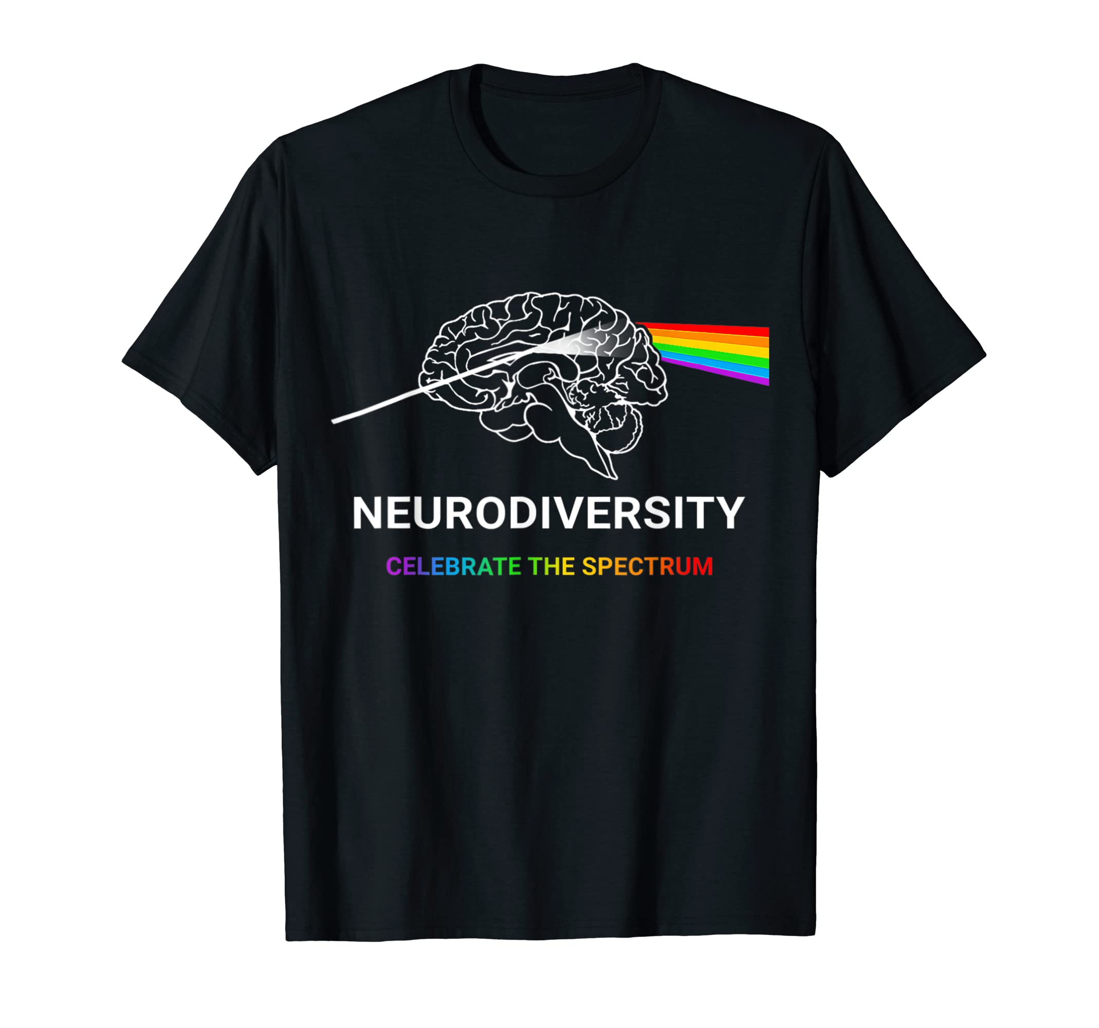Neurodiversity Autism Brain Awareness T-Shirt - Novelty Apparel Men Women - T-Shirt, Sweatshirt, Hoodie