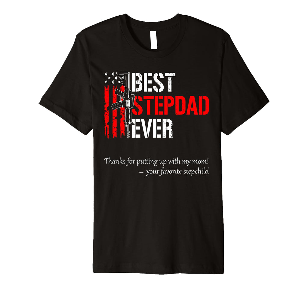 Mens Best Stepdad Ever Fathers T-Shirt - Casual Everyday Wear for Adults - T-Shirt, Sweatshirt, Hoodie