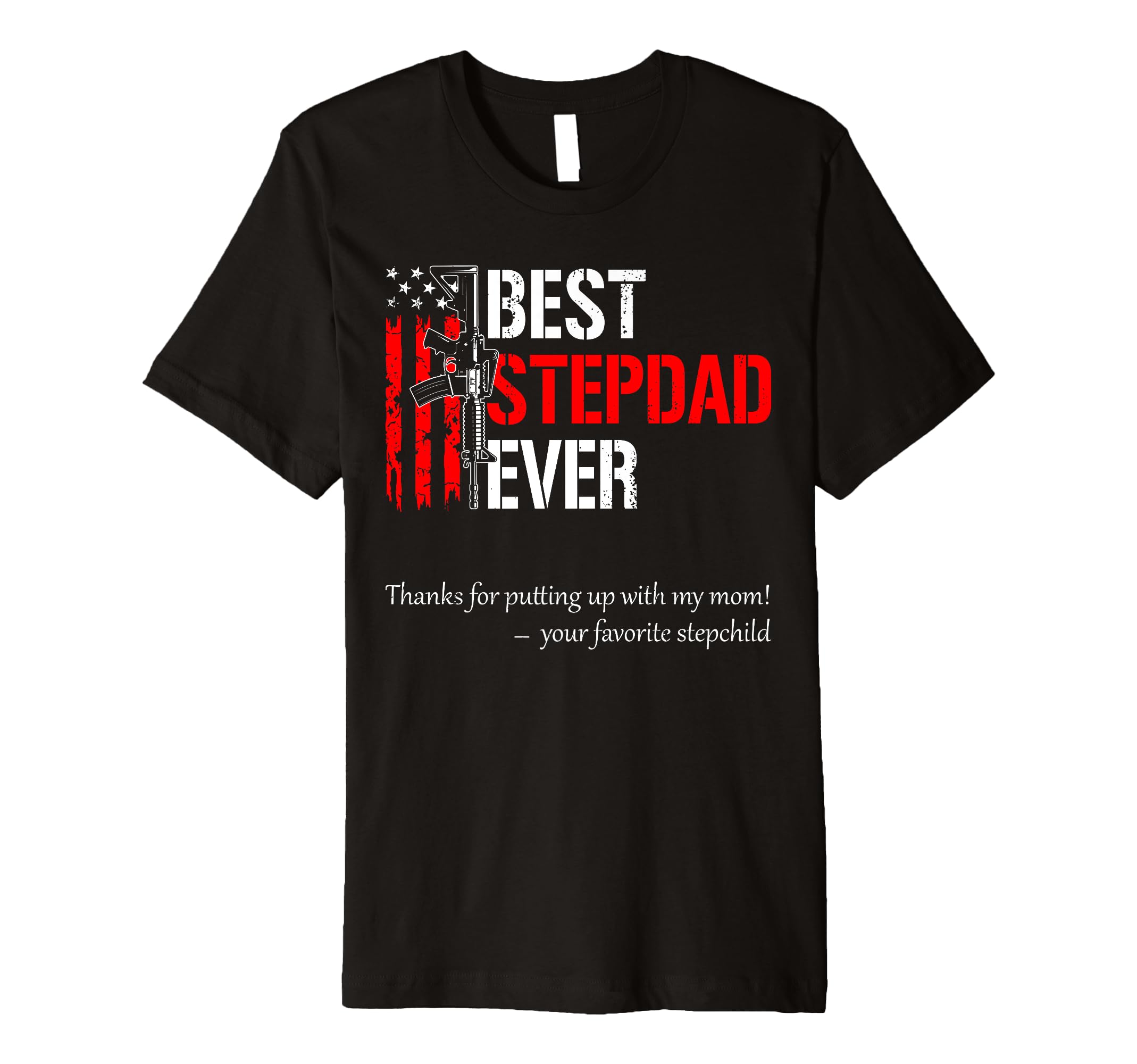 Mens Best Stepdad Ever Fathers T-Shirt - Casual Everyday Wear for Adults - T-Shirt, Sweatshirt, Hoodie